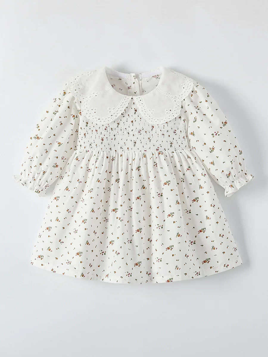 

Autumn Girls' Dress Casual Fashion Fragmented Cotton Skirt Baby Clothing Women's Clothing Baby Girl Birthday Dress 1-3 Years Old