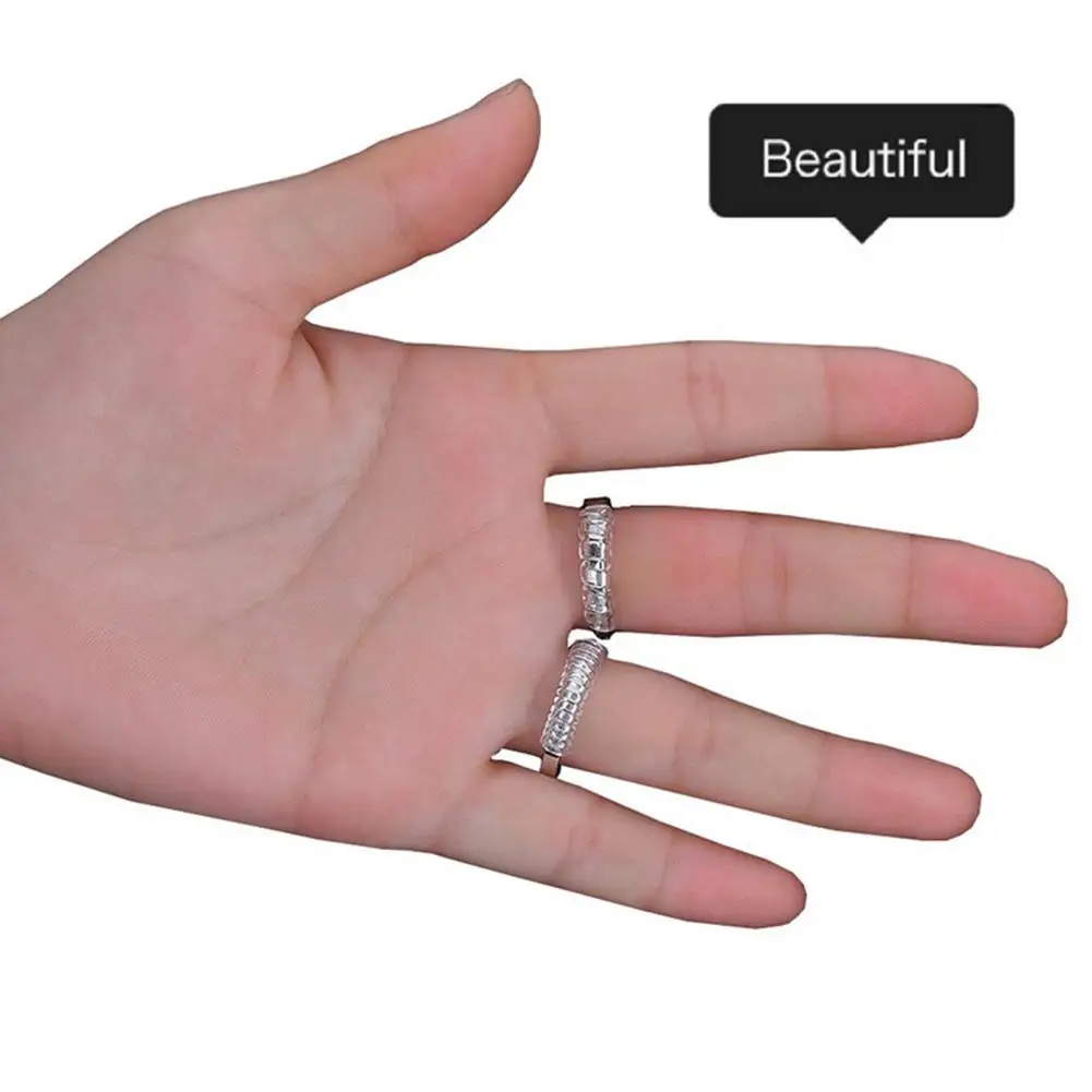 Clip Type Spiral Ring Adjuster Universal Jewelry Fit Loose Finger Ring Size  Adjuster Kit Painless Flexible Reusable Spiral - AliExpress