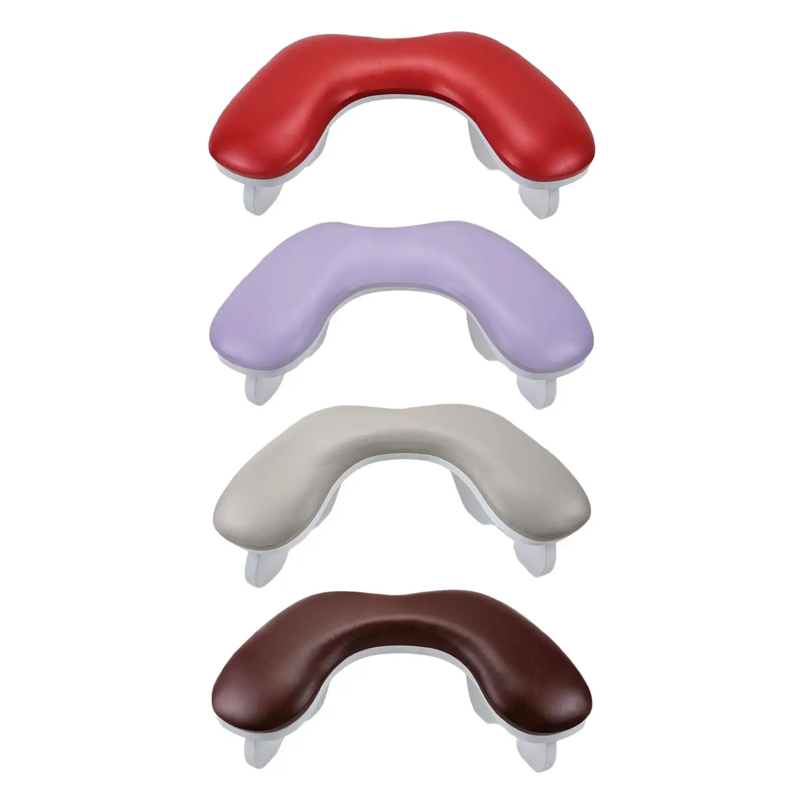 

PU Leather U Shape Arm Rest Nail Arm Rest Stand Comfortable Nail Hand Rest for Nails Tech Home DIY Personal Salons Acrylic Nails