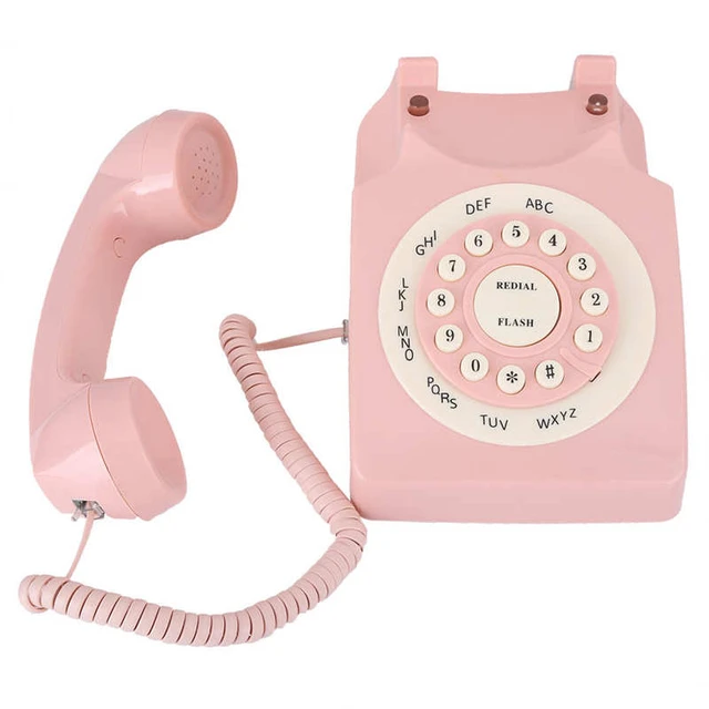 Telephone Fixe Vintage,Annee 80 Ancien Filaire TéLéPhones