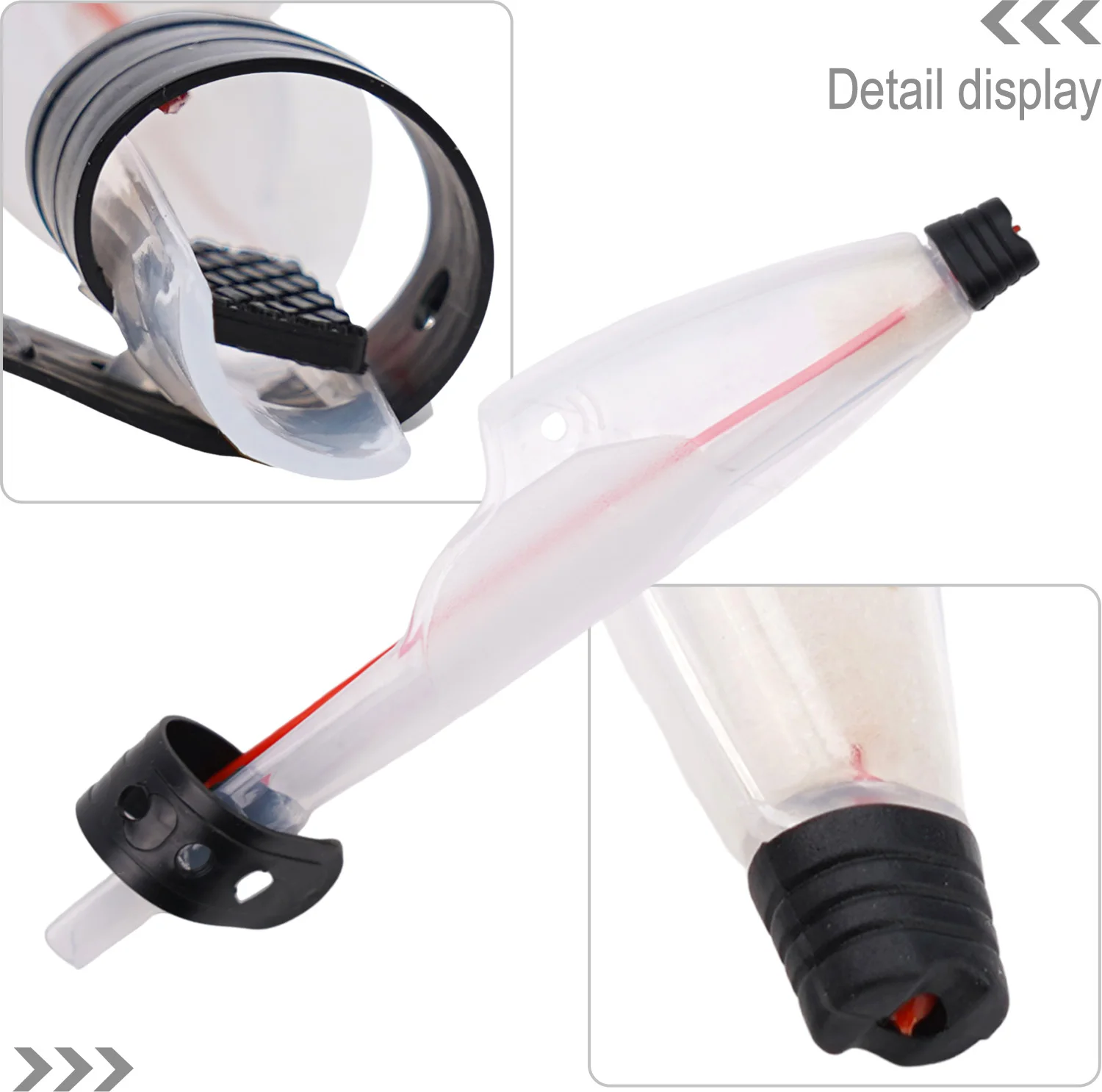 Hot Sale Transparent Fishing Rod Cap Pole Protection Cap Guide Hood Sea Fishing Rod Hat Plastic Tackle Accessories Part