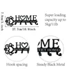 5 Hooks Home Sweet Home Metal Keys Hooks Wall Hanger Coat Hooks Towels Racks Home Decor for LivingHome Office Wall Art DIYhritis 4