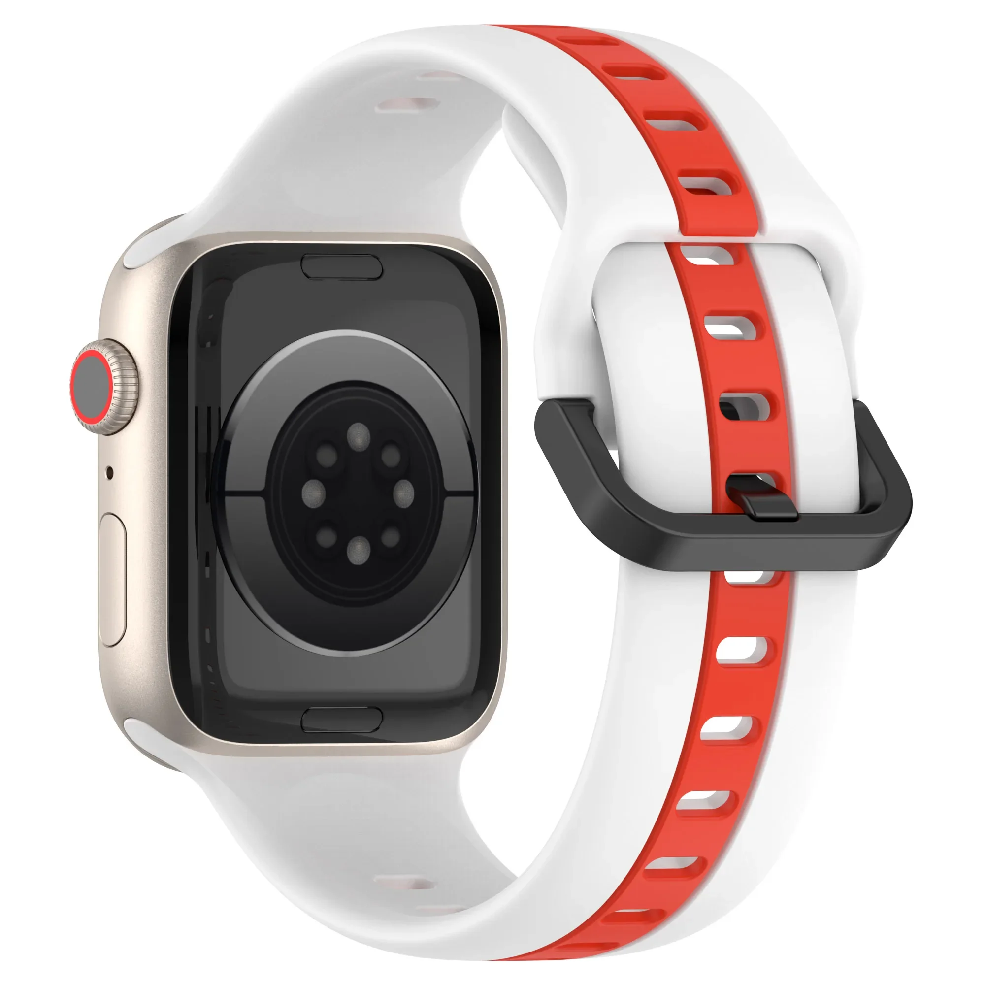 Durable Silicone Watch Strap - Universal Fit with Multiple Size Options