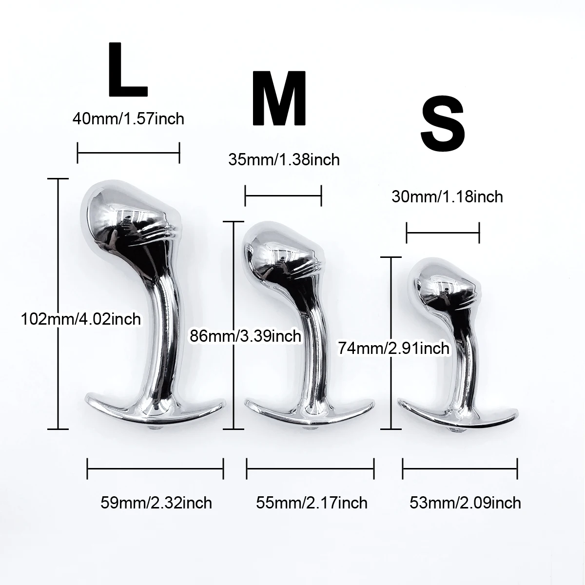 Metal Anal Plug With Gem Base Premium Discreet Butt Plug For Adults_voghion.com