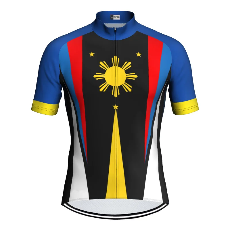 

Philippines Pilipinas Bike Jersey Short Sleeve Top Road MTB Summer Cycling Clothes Bicycle Quick Dry Shirt Sport Wear Breathable