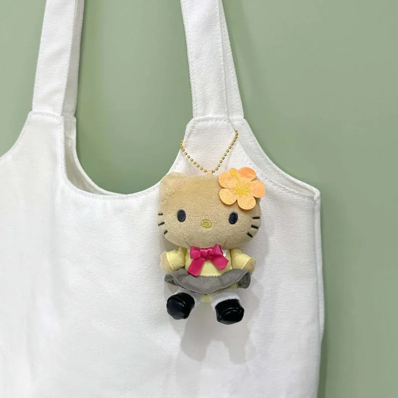 Kawaii Sanrio Hello Kitty Plush Toys Cute Cartoon Campus School Uniform Keychain Backpack Pendant Accessories Christmas Gifts 6
