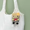 Kawaii Sanrio Hello Kitty Plush Toys Cute Cartoon Campus School Uniform Keychain Backpack Pendant Accessories Christmas Gifts 6
