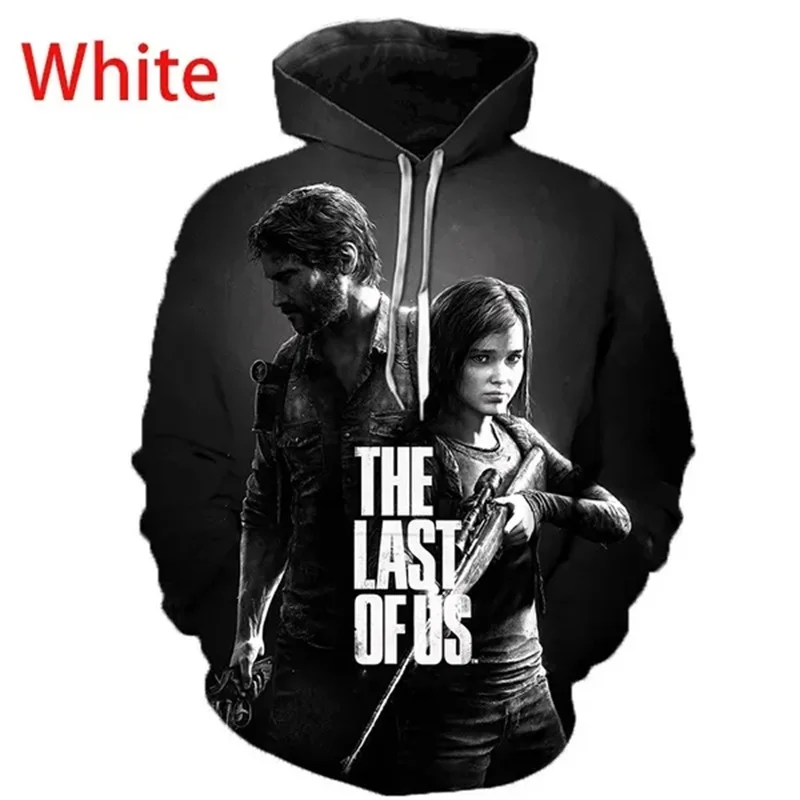 thumbnail image 1 of Sudadera con capucha con estampado 3D de The Last Of Us Part II para hombre y mujer, estilo hip hop, informal, de gran tamaño, 1 of 5