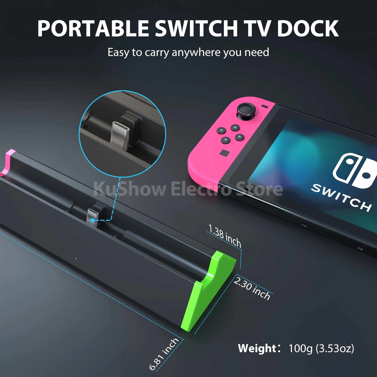 SIWIQU Switch TV Dock Station for Nintendo Switch Switch OLED With