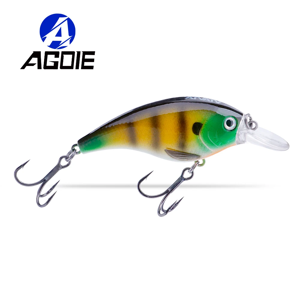 Agoie señuelos de superficie Topwater, señuelo de pesca Crankbait para  Lucio, 75mm, 85mm, juego vívido, Wobbler, equipo de pesca de agua dulce -  AliExpress