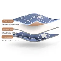 Dormitory 3-6cm Thickened Foldable Mattress Topper  Breathable Soft Mattress Pad Cover for Student Rental Apartments Single Bed 5