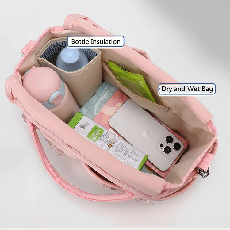 New Waterproof Diaper Bag Mummy Shoulder Large Capacity Messenger Travel Bag Multifunctional Maternity Mother Baby Stroller Bags