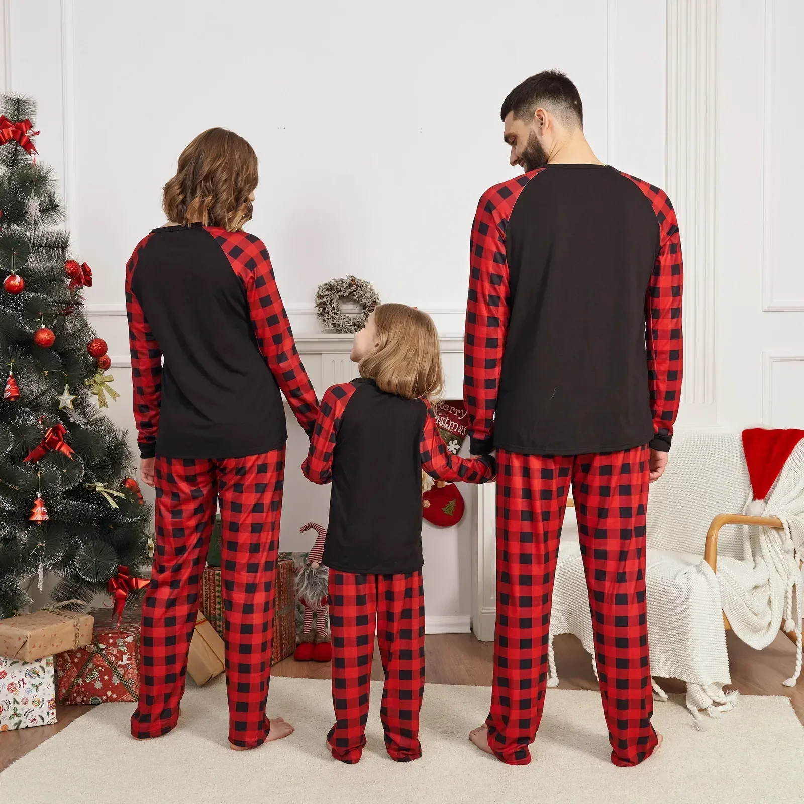 

Xmas Sets Tops+pants Family Sleepwear Clothes Pajamas Baby Christmas Matching Outfits Father Mommy Mother Children