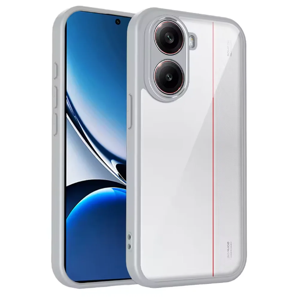 Luxury Simple Transparent Slim Case with Airbag Anti-Drop Protection