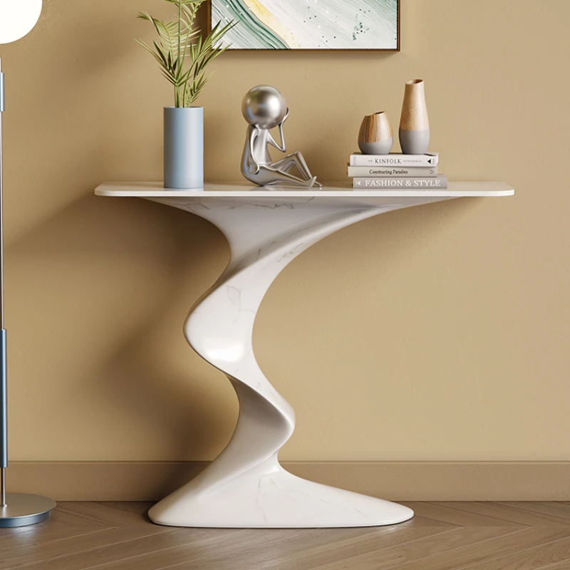 

White Clear Simple Living Room Table Modern Design Nordic Floor Small Entrance Table Side Minimalist Mesa Salon Home Furniture