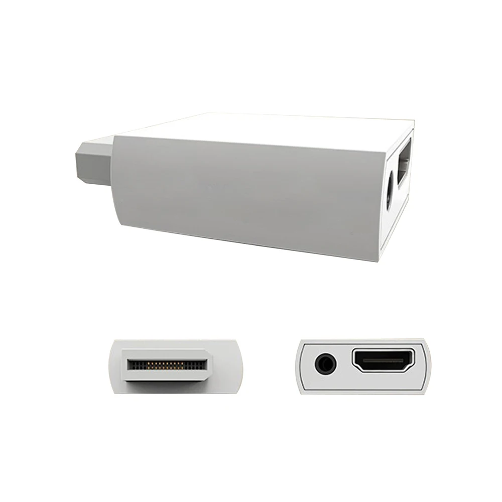 Per Mayflash Per Wii Al Convertitore Adattatore Supporto Audio 720P/1080P 3.5Mm Per Adattatore Hdtv Compatibile Con Hdmi