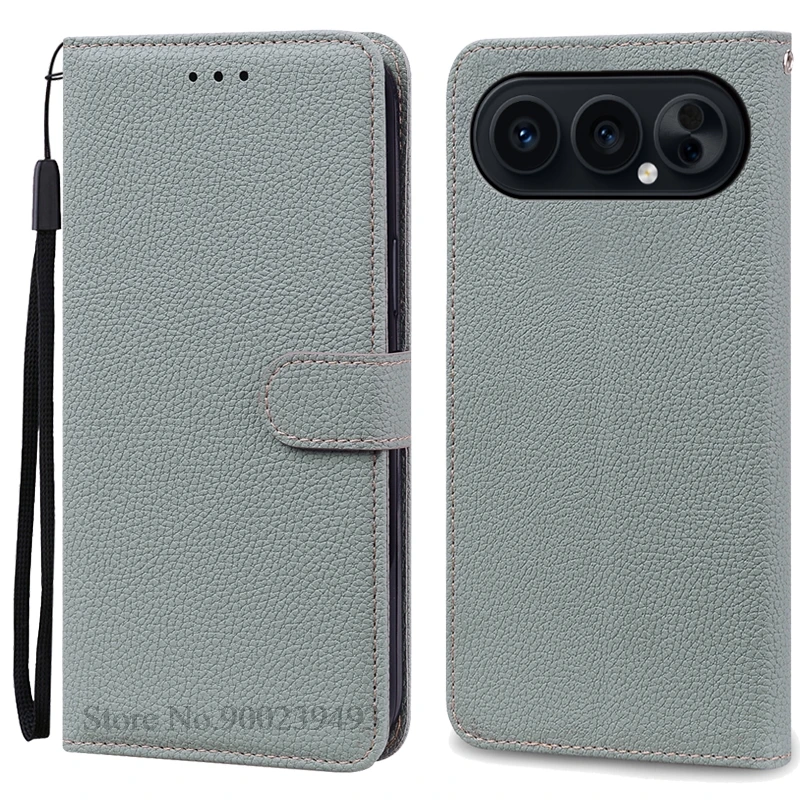 Leather Wallet Flip Case - Stand & Protective Book Cover