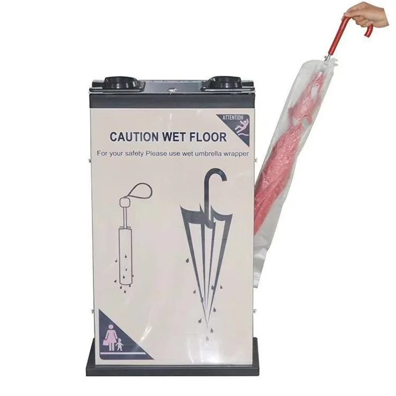 100Pcs Disposable Transparent Waterproof Umbrella Storage Bag For Shopping Mall Hotel Lobby Doorway Supplies umbrella cover umbrella storage bag