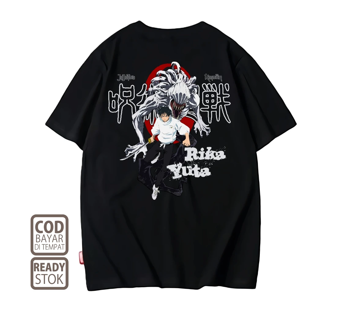

Аниме Kaos YUTA RIKA juютсу KAISEN 006 Baju аниме Jepang футболка Аниме Манга ALVACOTH Премиум