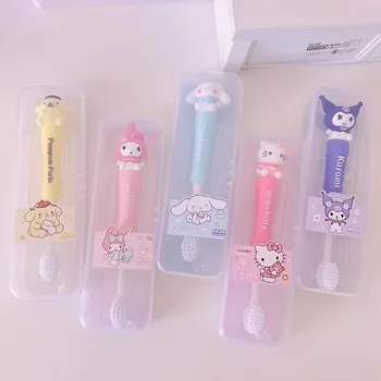 산리오 헬로 키티 마이 멜로디 어린이 칫솔, 귀여운 만화, 귀여운 시나모롤 나노 미터, 부드러운 모피 칫솔, 치아 청소 관리