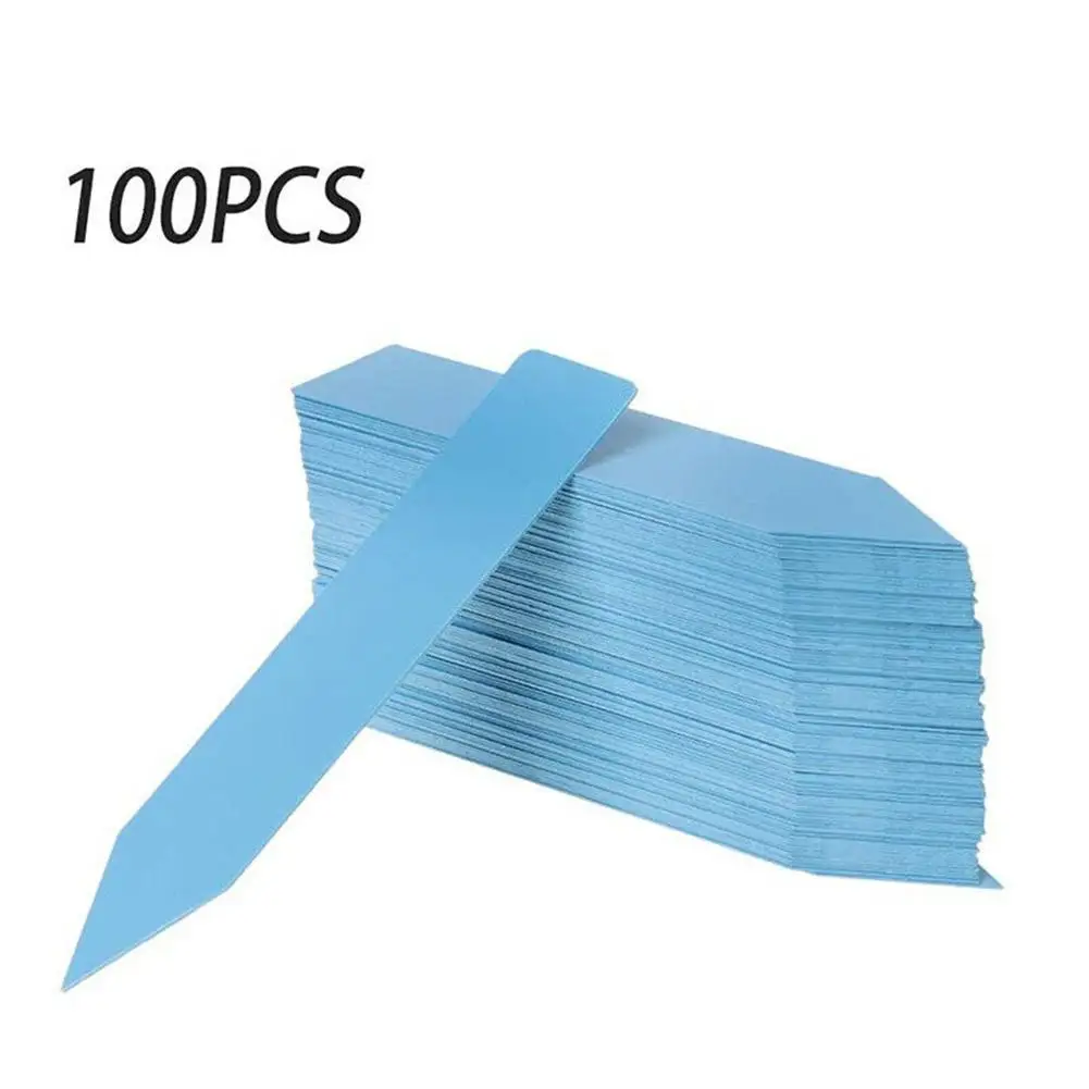 100pcs Plastic Plant Labels Nursery Garden Stake Tags Garden Labels Waterproof Plant Tags Plant Markers for Gardeners Greenhouse