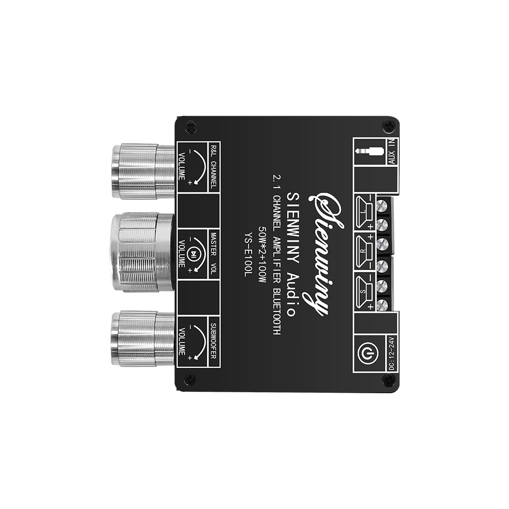 

Audio Amplifier Subwoofer Board Compact Powerful for Car Supplies