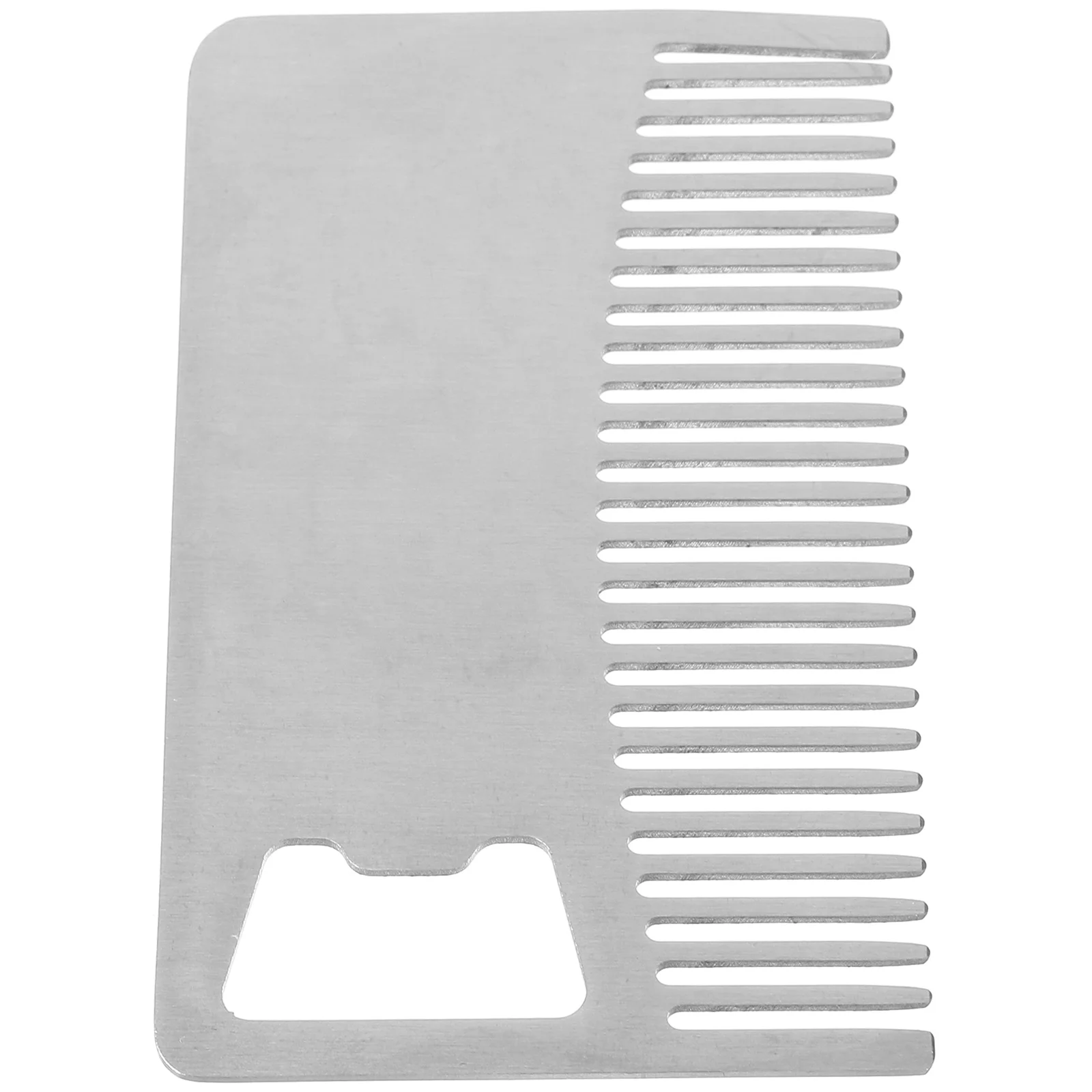 

Beard Comb Barber Brush Combs Travel Stainless Steel Hair Stylist for Men Man Cutting