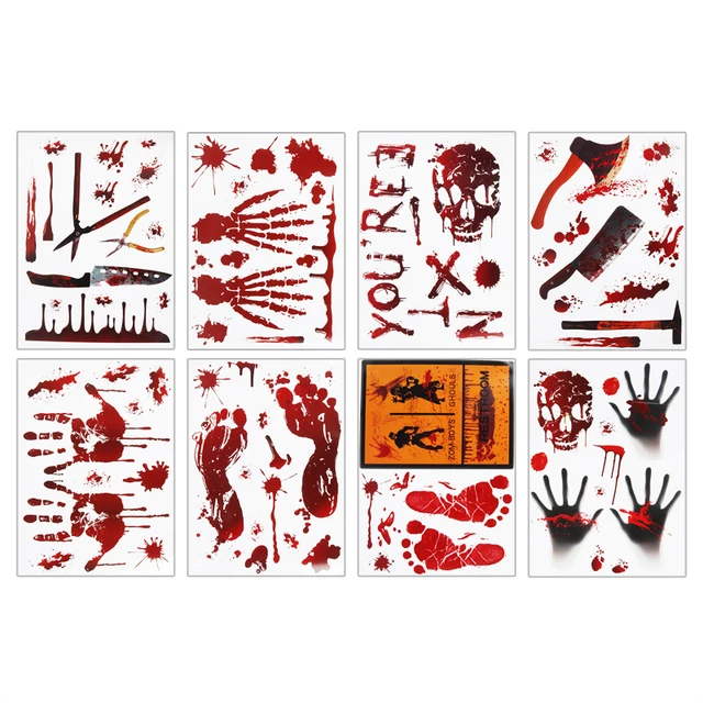 Horror Blood Wall Stickers 6