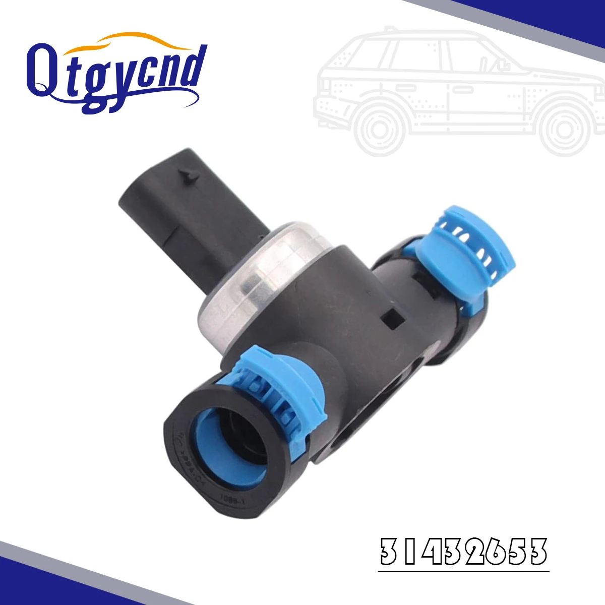 31432653 Fuel Pressure Sensor Easy Installation For Volvo V90 XC60 S60 V40 V60 V70 31405791 31478293 V95-72-20137 новая практичная волшебная глина для очистки поверхности автомобиля для volvo s40 s60 s80 s90 v40 v60 v70 v90 xc60 xc70 xc90