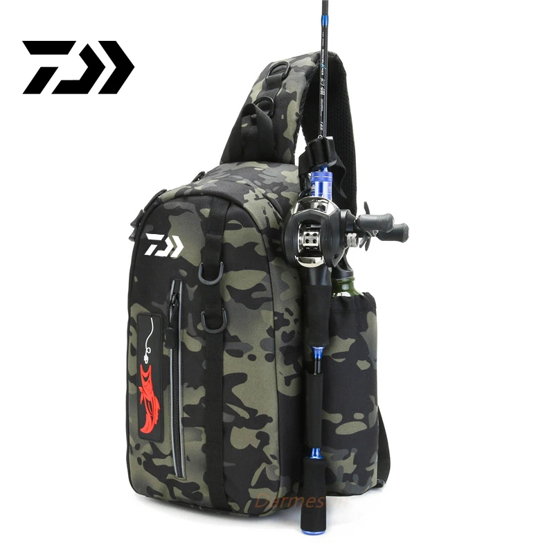 Daiwa Multi-Purpose Fishing Tackle Bag Men's Wear-resistant Waterproof  Shoulder Crossbody Waist Pack Travel Outdoor Sport Bag - AliExpress