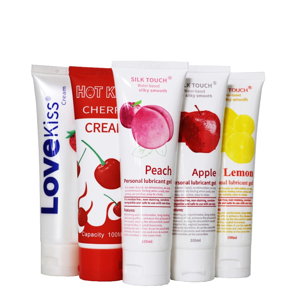 100ml Body Lubricant Fruit Flavor Vaginal and Anal Lubricant Gel Adults Sex Products Sex Fruity Oil adult sex lubricant