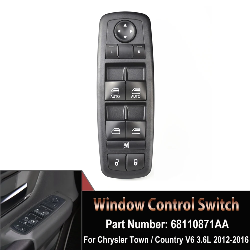 

Переключатель Стеклоподъемника автомобиля 68110871AA 68298871AA 56046568AC 04602535AI для Chrysler Town & Country для Dodge Grand Caravan