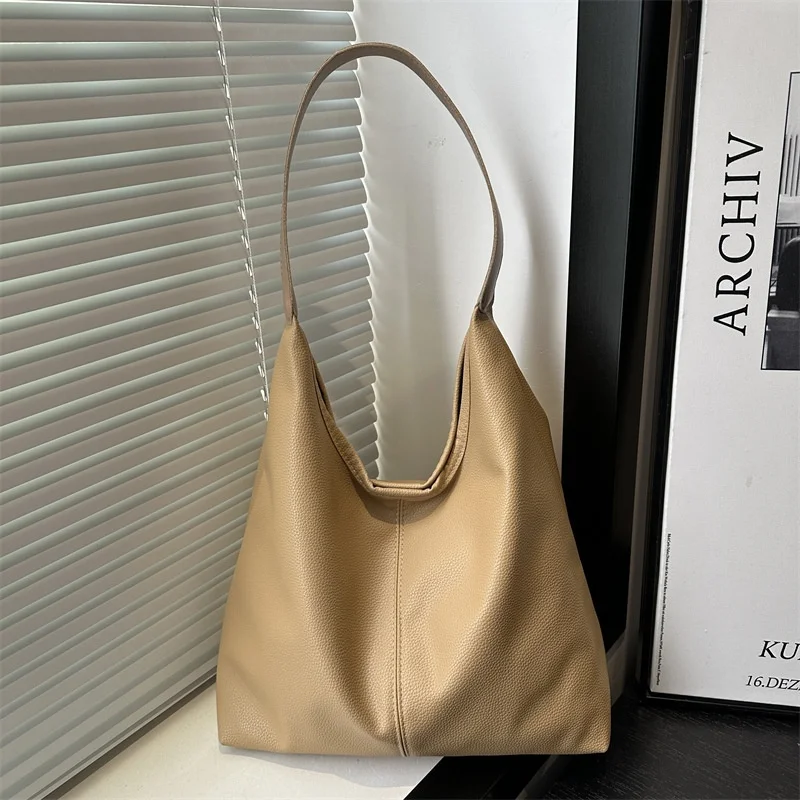 حقيبة كتف جلد PU فاخرة