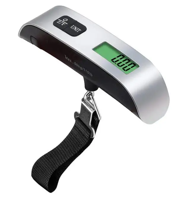 Portable Digital Luggage Scale with LCD Display and Overload Alarm