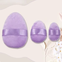 Cotton Purple Powder Puff Large Medium And Small Mini Eye Shadow No Dead Corner Makeup Puff Cosmetic Tool 2