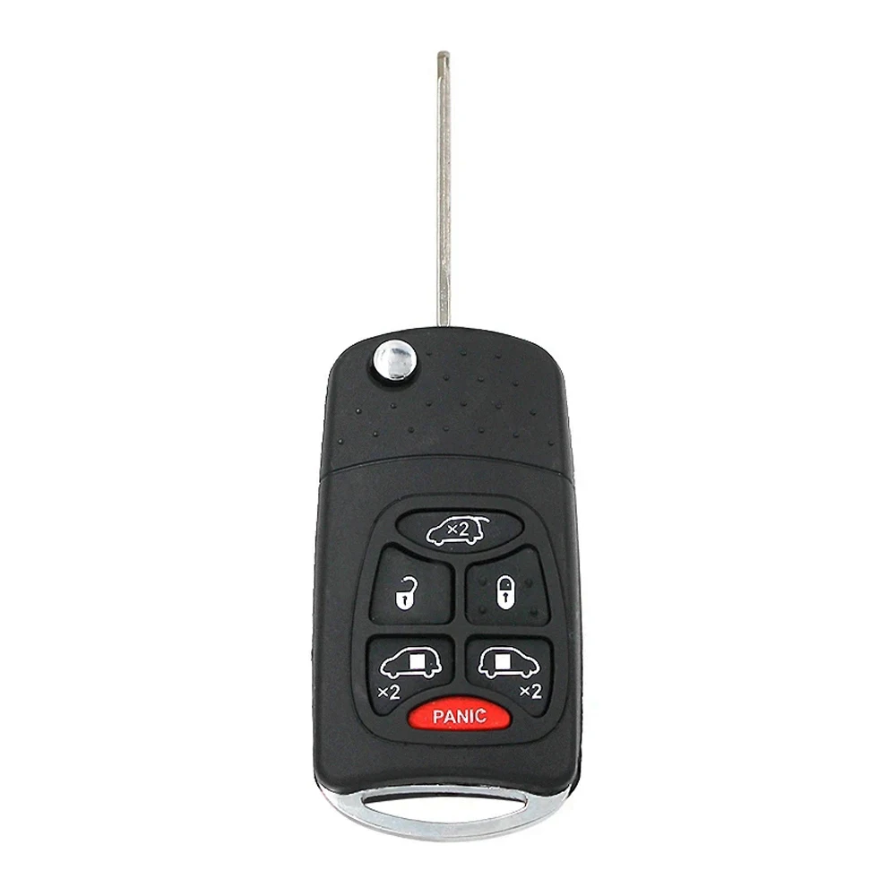 New Replacement 5+1 Button Switchblade Key Remote Case For Chrysler Town & Country for Chrysler Dodge Caravan 6 Button