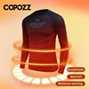 COPOZZ Men Women Ski Thermal Underwear Sets Sports Quick Dry Tracksuit Fitness Workout Exercise Tight Shirts Jackets Sport Suits 4