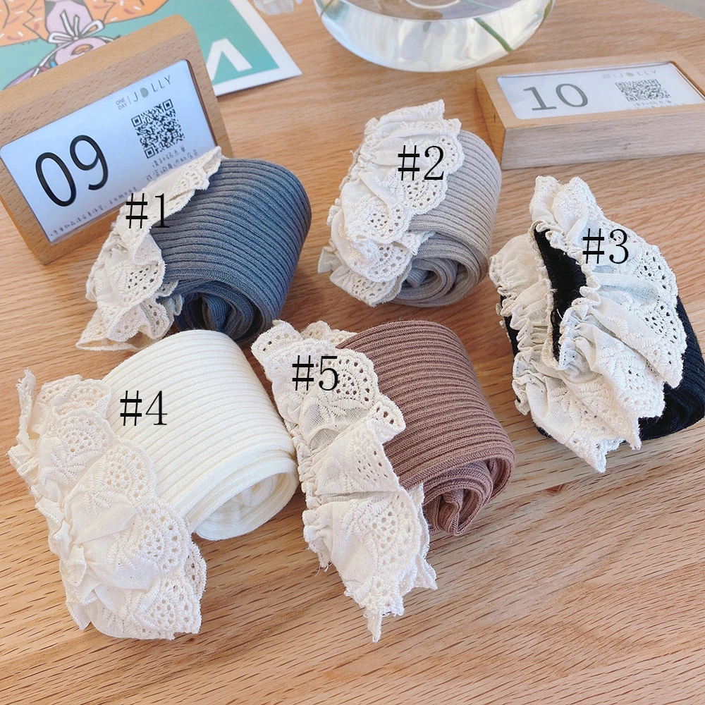 20pair/lot Princess Girl Socks Lace Ruffle Kid Girls knee high Baby Girls Long Socks Newborn Infant Baby Leg Warmer Frills