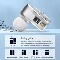 CVJ Assassin Silver in Ear Earphones 1BA+1DD+1Vibrate Game Mode HIFI Microphone Hybrid Tuning Switch Wired Earbuds IEM Headphone - Image 4
