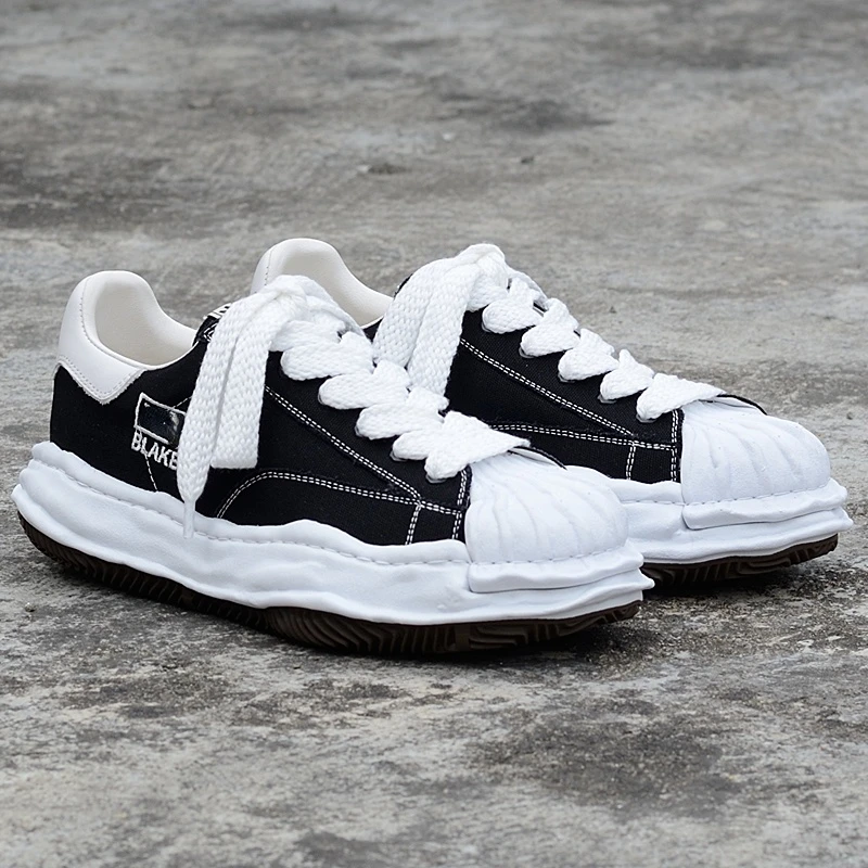 

High-quality Unisex MMY Dissolve Sole Canvas Platform Woman Sneaker Thick Bottom Couple Board Shoes casual Man Sneakers