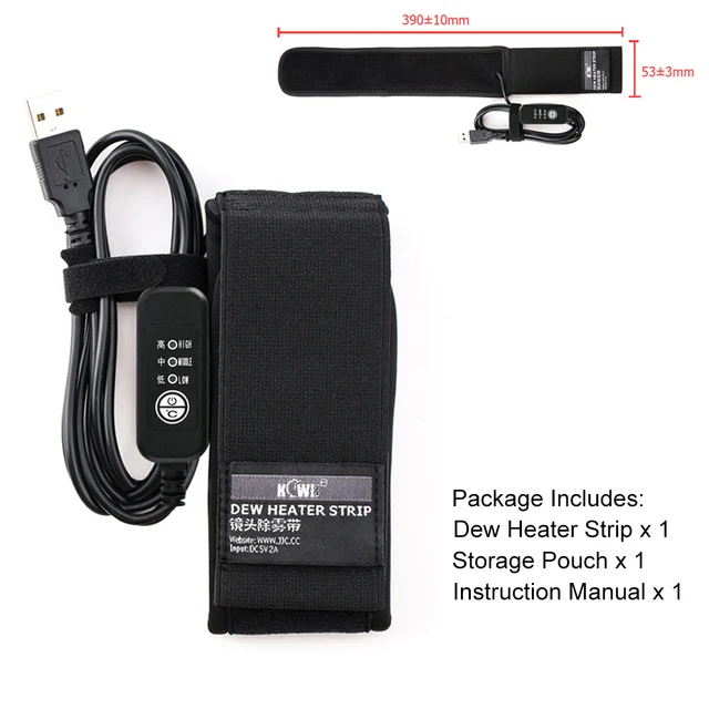 렌즈 히터 USB Dew Heater Dew Remover Lens Warmer For Nikon Canon Sony
