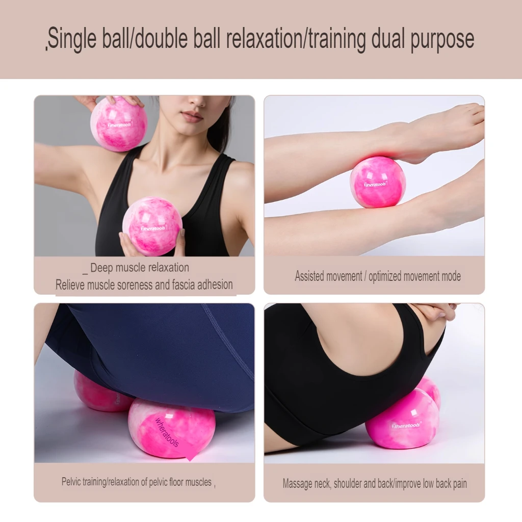 Frank1in Fascia Ball - Pilates Muscle Release, Pelvic Floor Training, Sports Rehabilitation, Yoga & Core Ball S842aa60a9cac4dc997a5bd5196a8a4e8T