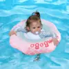 Swimbobo Baby Beauty Mermaid Floating Ring Girl Water Toy Children PVC Inflatable Swimming Seat Rings For Pool Summer Portable 1