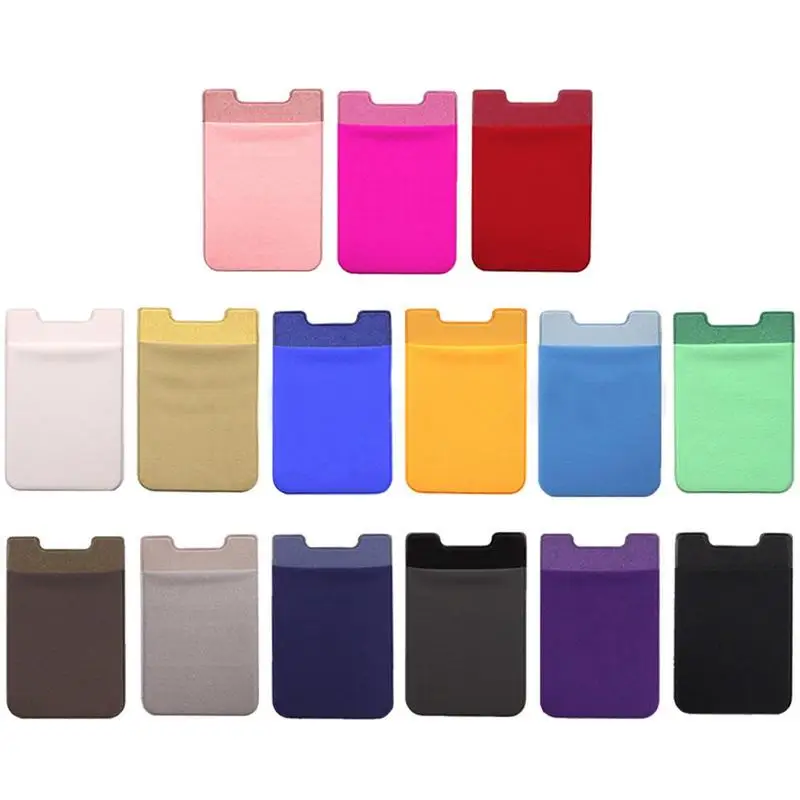 Phone Back Card Holder Mobile Phone Pocket Wallet Credit Card Holder