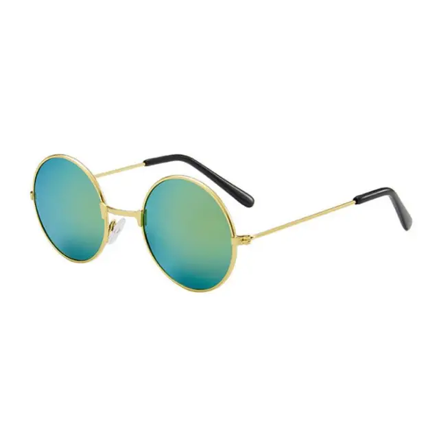 Retro Round Sunglasses Women Men Classic Vintage Metal Small Frame Sun Glasses Ladies Black Driving Eyewear Uv400 Oculos De - Sunglasses - AliExpress