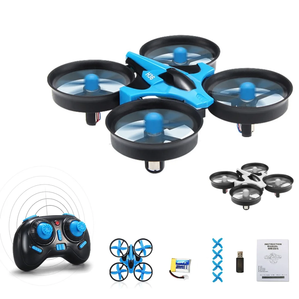 Jjrc H36 4Ch Mini Rc Drone Elicottero 4Ch 6 Assi Telecomando Quadcopter 360 Gradi Flip Led Rc Dron Giocattolo Regalo