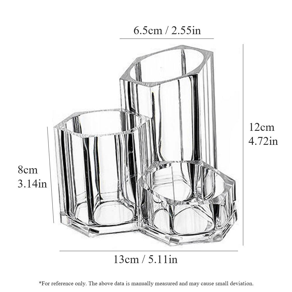 Lipstick Makeup Brush Pen Holder Transparent Storage Rack Desktop Cosmetics Storage Box Office Desk Acrylic Box Home 6