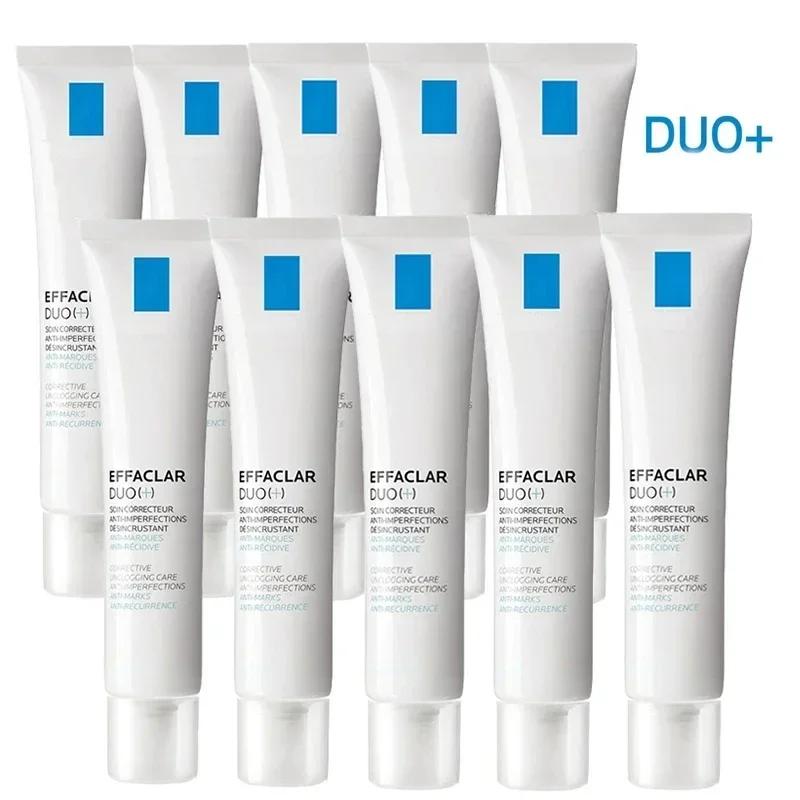 

10PCS Original La Roche Effaclar Duo+ Anti-Imperfections Moisturizer Anti-Acne Pimples Treatment Moisturiser with Duo Cream 40ml