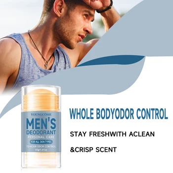 40g Anti-Sweating and Moisture Control for Hot Summer Days Mens Refreshing Fragrant Body Lotion - Long-Lasting Deodorizing 1