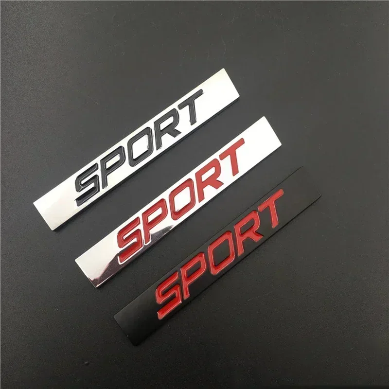 Premium 3D Metal Sport Emblem Badge - Rear Trunk & Fender Decor Sticker Decal